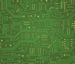 computer motherboard chip plate vector