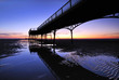 pier at sunset