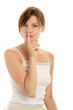 Woman silencing