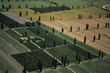 aerial view of country