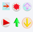 Arrow icon set