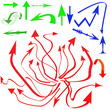 Arrow icon set