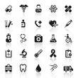 set 8 - medicine icons - black series
