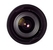 wide angle lens front, white background