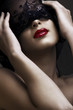 Image : beautiful woman with mask