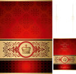 Royal Design Background with Crown
