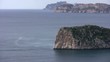 Islands and cliff of Cabo La Nao Alicante