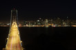 Bay Bridge and San Francisco at night Bay Bridge and San Francisco at night