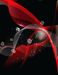 Abstract Vector Background - Colorful Transparent Lights