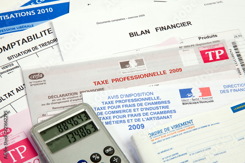 Photo: Impôts - Taxe professionnelle Impôts - Taxe professionnelle
