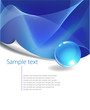 Blue Abstract Background with free space for text,