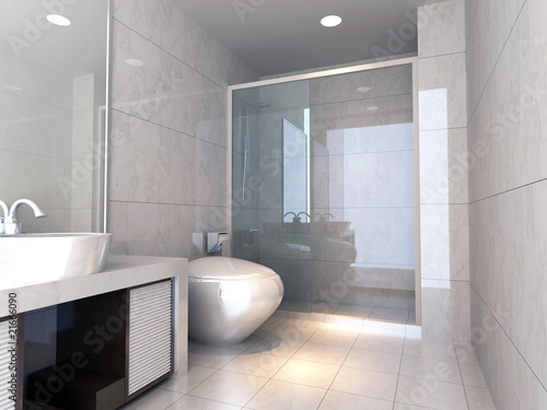 Photo: 3d bathroom 3d bathroom