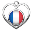 Silver pendant on a white background (vector illustration).