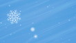 Blue Snowflake Loop