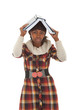 Student holding book