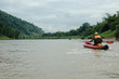 Man kayaking on the river