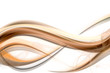 golden wave with smoke
