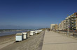 France, cabines de bains à Hardelot-Plage