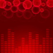 Abstract music chart background. Eps10.