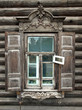 sibirisches Holzfenster