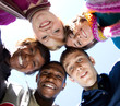 Photo: Faces of smiling Multi-racial college students Faces of smiling Multi-racial college students