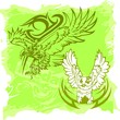 Eagle and Owl.