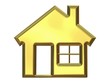 Vektor: maison or maison or