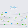 Background with hearts