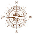 grunge vector compass grunge vector compass