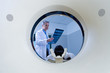 Examining a brain scan