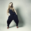 Young dancing woman