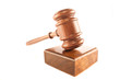 Photo: Gavel on isolated white Gavel on isolated white