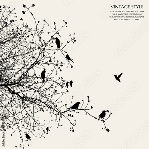 Vector: tree tree