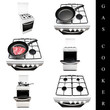 gas cooker set