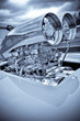 chromed performance car supercharger chromed performance car supercharger