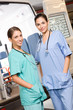 Two confident paramedics