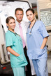 Doctor with nurses