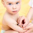 Little baby get an injection Little baby get an injection