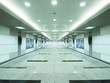 Underground passage to subway station