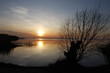 Idyllische Abendstimmung am See