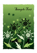 Abstract floral background Abstract floral background