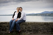Photo: Loving parents expecting baby Loving parents expecting baby