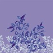 Ornamental floral background