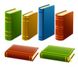 group of different books with empty cover group of different books with empty cover