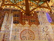 Calle de Valencia iluminada en fallas.