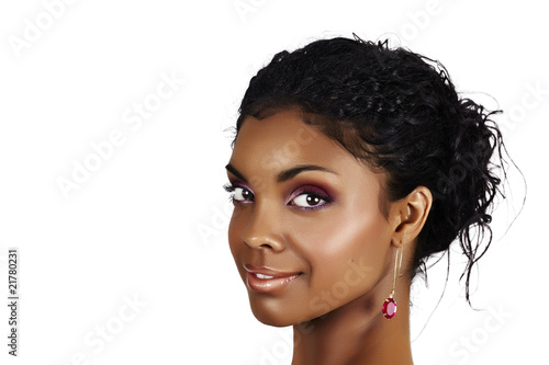 Photo: beautiful African woman. beautiful African woman.