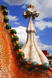Outside details of the historical house of Gaudi Outside details of the historical house of Gaudi