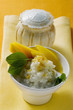 Sticky rice with mango and coconut milk