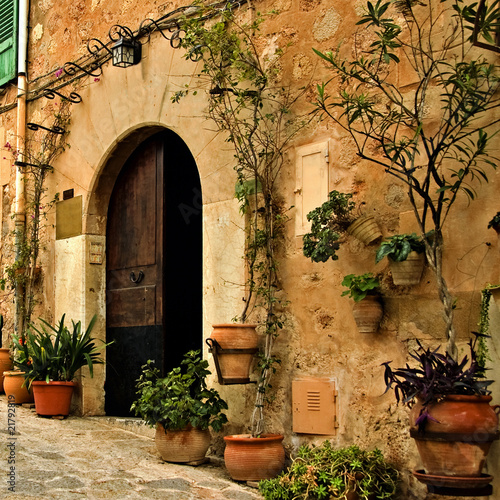 Photo: old mediterranean village old mediterranean village