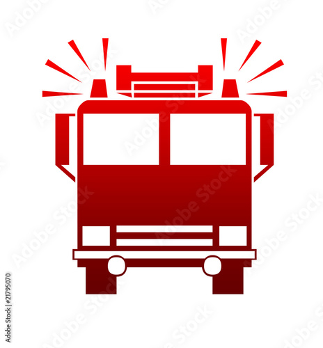 Illustration: Fire engine or truck Fire engine or truck